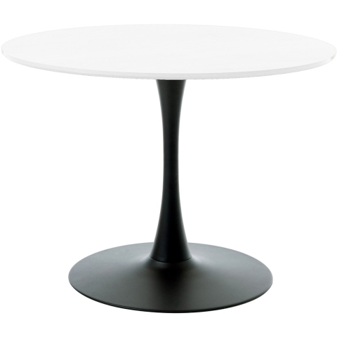 Giga Living - Eettafel Wit Melamine - Ø100x73,5cm - Cesura