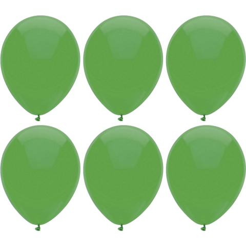 Ballonnen verjaardag/thema feest - 300x stuks - groen - 29 cm -