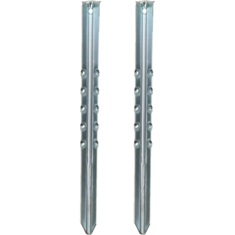 30x Stuks grondpennen/tentharingen metaal 40 cm -