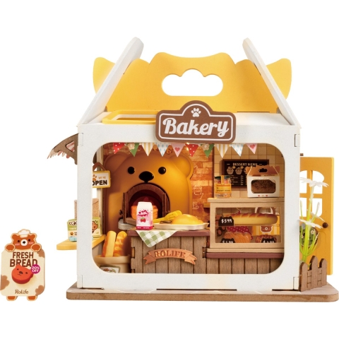 Rolife Miniatuurhuis - DIY - Teddy's Broodtrommel - Rolife - OneSize - Creatieve Speelset