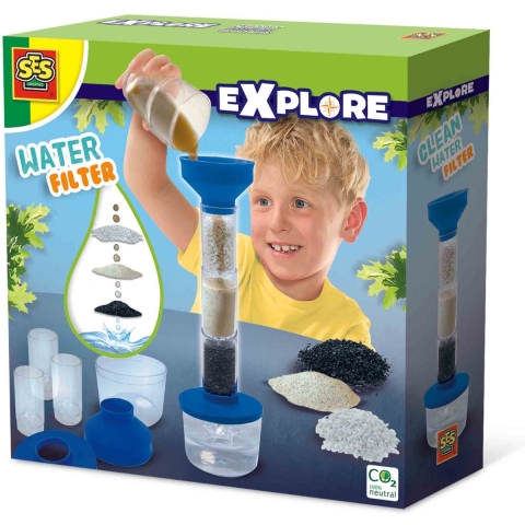 SES Creative - Ontdekken - Experiment met waterzuiveraar - SES Creative - OneSize - Creatieve Speelset