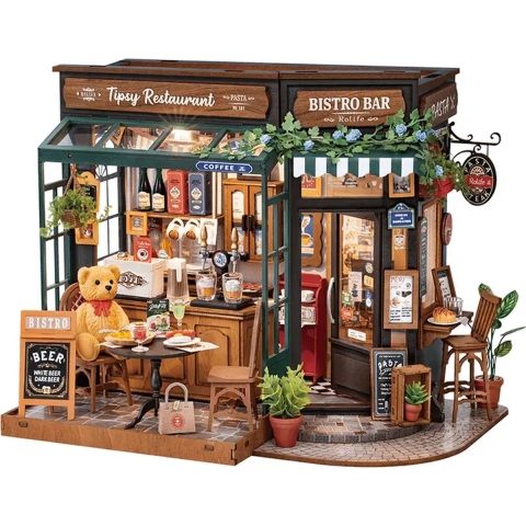 Rolife Miniatuurhuis - DIY - Tipsy Restaurant - Rolife - OneSize - Creatieve Speelset