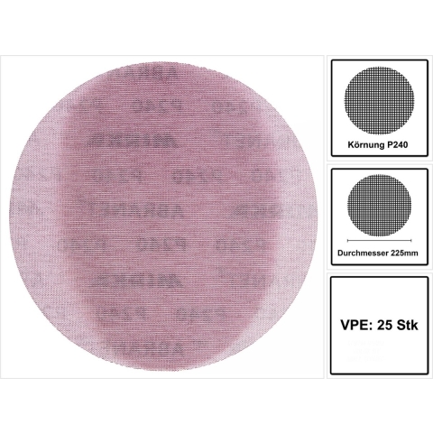 Mirka ABRANET 225 mm Grip | P240 | 25/verpakking - 5422302525
