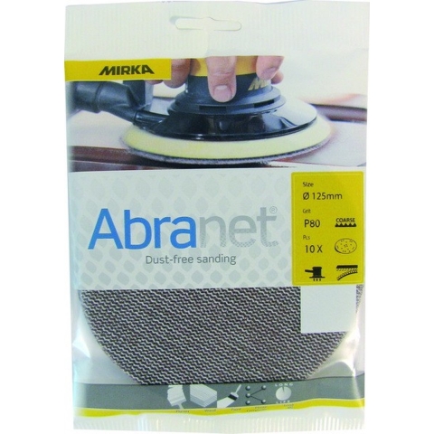 Mirka ABRANET | 125mm | Grip | P180 | 10/verpakking - AE232F1018