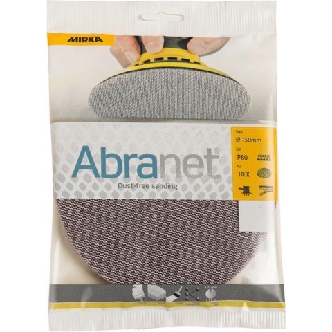 Mirka ABRANET | 150mm | Grip | P240 | 10/verpakking - AE241F1025