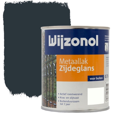 Wijzonol Metaallak Zijdeglans - 9226 Koningsblauw - 0,75L