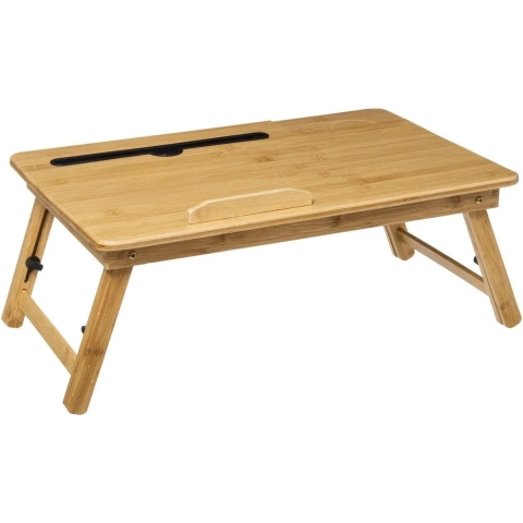 Ontbijt op bed/laptoptafeltje/dienblad Smart 54 x 34 cm bamboe -