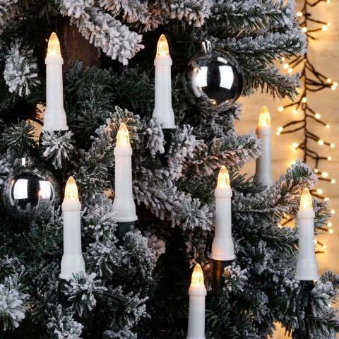 Kaarsen verlichting - 30 LED kaarsen - 1310 cm - warm wit - kerstverlichting -