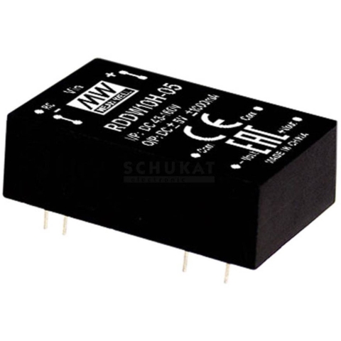 Mean Well RDDW10H-15 DC/DC-converter 333 mA 10 W Aantal uitgangen: 2 x Inhoud 1 stuk(s)