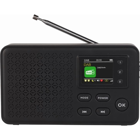 Denver DAB-57 Radio DAB+, DAB, VHF (FM) USB, AUX Wekfunctie Zwart