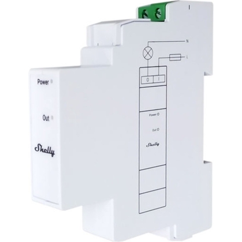 Shelly Pro 3EM Switch Add-on Schakelaar Bluetooth, WiFi