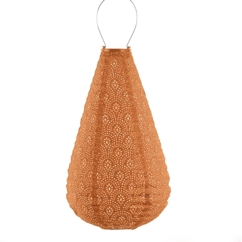 Lumiz solar lampion drop 28 - fan - oranje - Lumiz