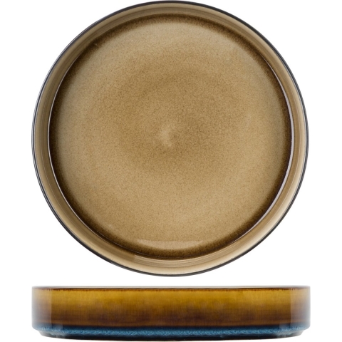 Cosy & Trendy Diep Bord Quintana Amber ø 23 cm