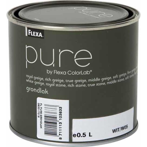 Flexa Pure Grondlak - Op Kleur Gemengd - 0,5L