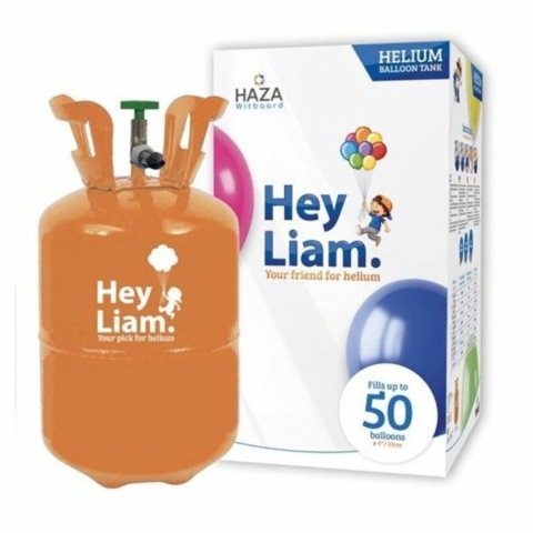 Helium gas tank/cilinder voor ca. 50 ballonnen of 22 folieballonnen - ballonnen laten zweven -