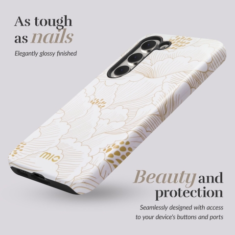 MIO By Mobilize Magsafe Compatible Telefoonhoesje Voor Samsung A36/a56 White Roses