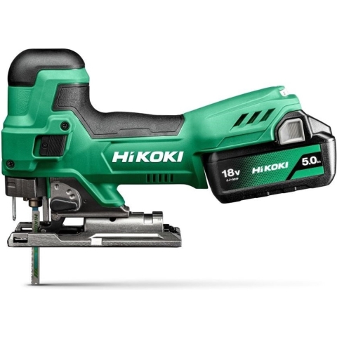 Hikoki CJ18DBWPZ | Accu Decoupeerzaag | 18V | 135 mm | 2 x 5,0 Ah accu + lader | In HSC II koffer - CJ18DBWPZ