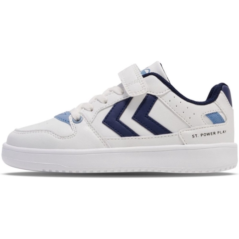 Hummel Schoenen - St. Power Play Jr - White/Blue - Hummel - 37 - Schoenen