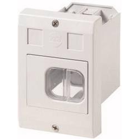 Eaton E-PKZ01-G Lege behuizing Inbouw, Met schakelaar, Met membraam (l x b x h) 80 x 85 x 129 mm Grijs 1 stuk(s)