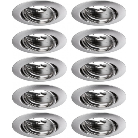Paulmann 93399 LED-inbouwlamp LED GU10 IJzer (geborsteld)