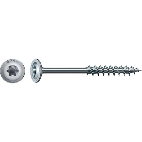 SPAX R 88193 m.Spitze/T-STAR 881930340080260 Houtschroef 8 mm 260 mm T-STAR plus Staal WIROX 50 stuk(s)