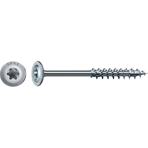 SPAX R 88193 m.Spitze/T-STAR 881930340080220 Houtschroef 8 mm 220 mm T-STAR plus Staal WIROX 50 stuk(s)