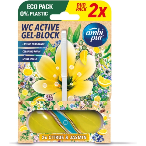 5x Ambi Pur Toiletblok Citrus&Jasmijn 2 stuks