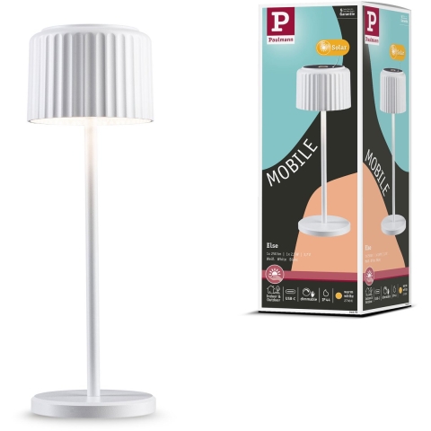 Paulmann 94879 Else Tafellamp met accu 2.5 W Warmwit Wit