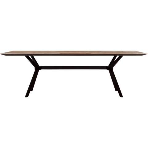 24Designs Metropole Eettafel - L200 X B95 X H78 Cm  - Teakhout