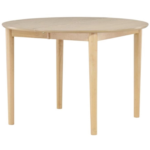 Svea - Fiorella ronde eettafel uitschuifbaar - ø110 cm - naturel