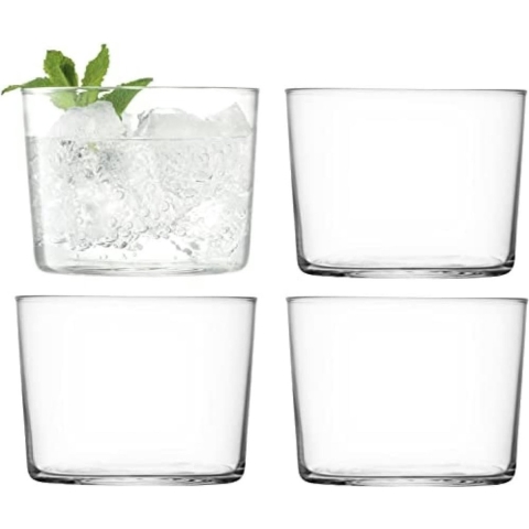 L.S.A. Gio Tumbler Glas 220 ml Set van 4 Stuks
