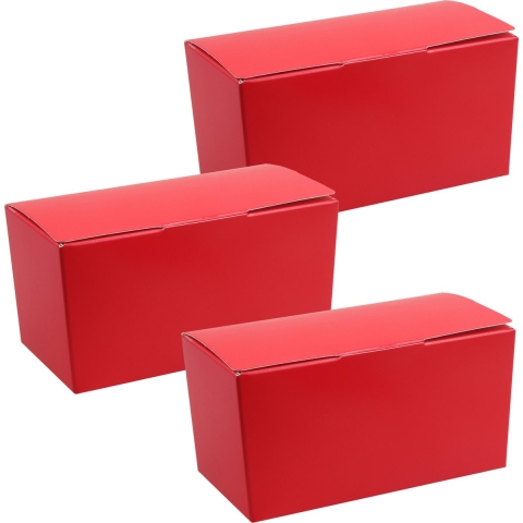 Cadeaudoosje/bonbondoosje - 11 x 5 cm - Bruiloft bedankje - 50x stuks - rood - 125 gram -