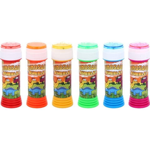 Bellenblaas - 24x - dinosaurus - 50 ml - voor kinderen - uitdeel cadeau/kinderfeestje -