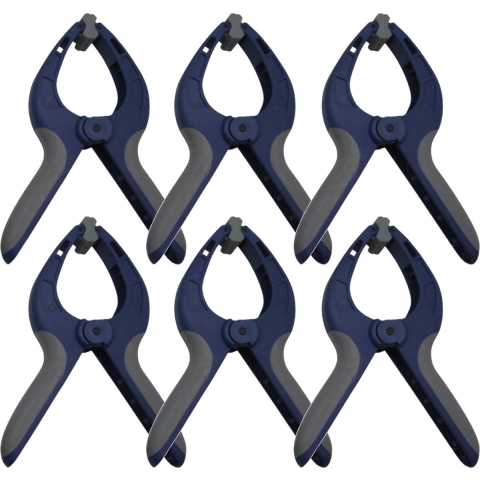 Benson Zeilklemmen - 24x - zeilclips/marktklemmen - kunststof - 7,5 cm - Dekzeil klemmen -