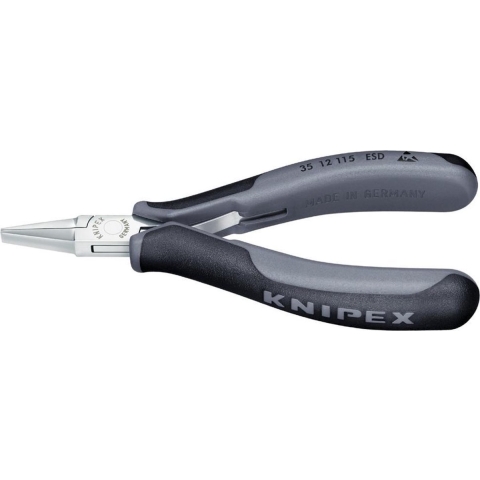 Knipex Grijptang platte bek 115 mm ESD - 3512115ESD