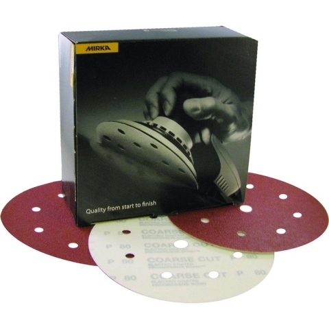 Mirka COARSE CUT | 150mm Grip 9H | P100 | 50/verpakking - 4062605010