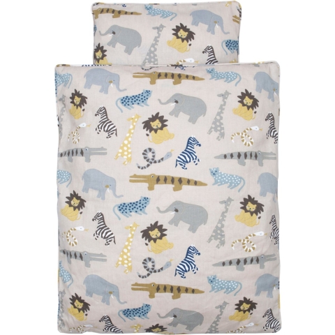 Smallstuff Poppenbeddengoed m. Hoes - Savannah - Sandy - Smallstuff - OneSize - Poppen Beddengoed