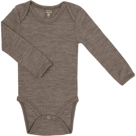 Smallstuff Romper l/s - Wol - Nature - Smallstuff - 56 - Romper L/S