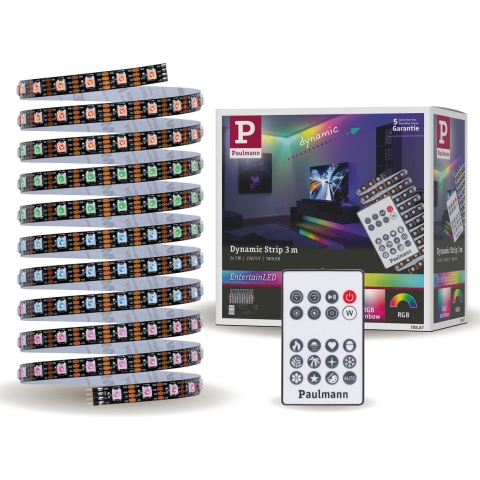 Paulmann 78887 LED-strip basisset Met connector (male) 3 m RGB 1 set(s)