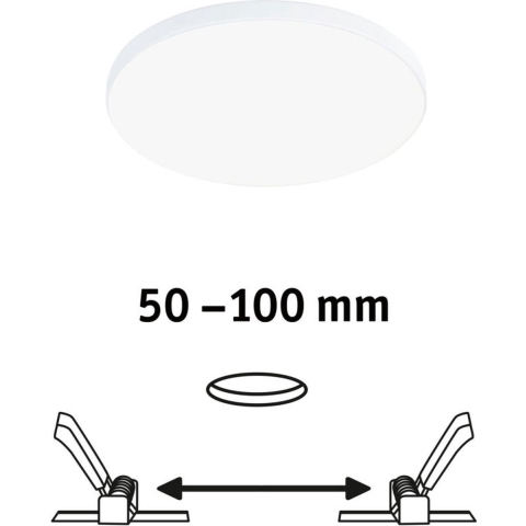 Paulmann Veluna Edge 79945 LED-inbouwpaneel 12 W Warmwit Wit