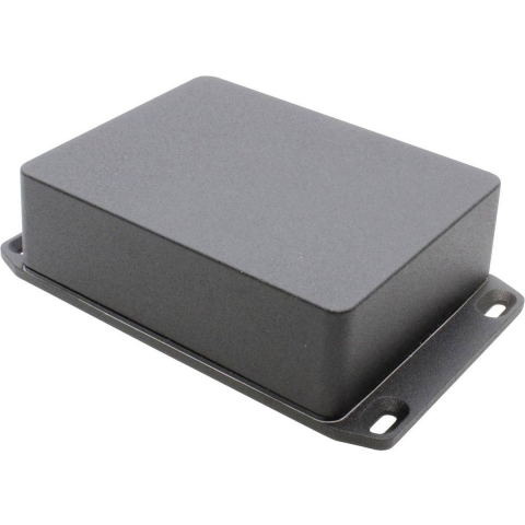 Hammond Electronics 1590WBB2FLBK Universele behuizing Aluminium spuitgietwerk Zwart 1 stuk(s)
