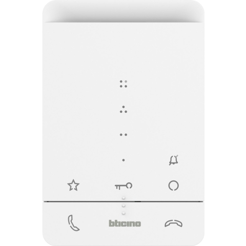 Bticino CLASSE100 A16E Binnenunit voor Binnenunit (audio) voor deurintercom 2-draads Wit