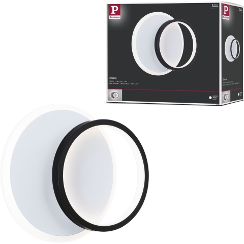 Paulmann 71166 LED-wandlamp 7 W LED Wit, Zwart