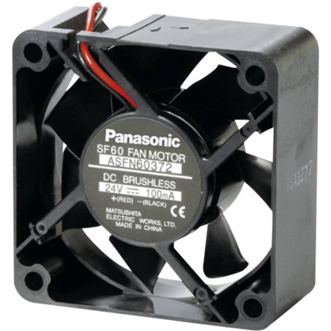 Panasonic ASFN64371 Axiaalventilator 12 V/DC 26.4 m³/h (l x b x h) 60 x 60 x 25 mm