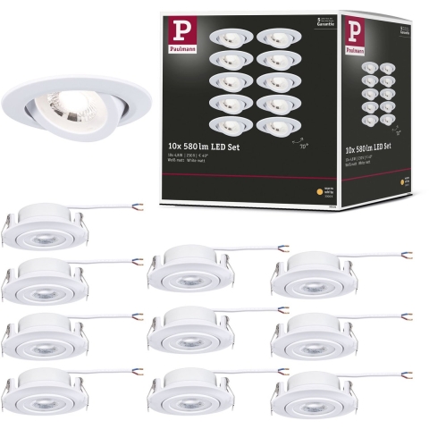 Paulmann 99996 Inbouwlamp LED 4.8 W Wit (mat)