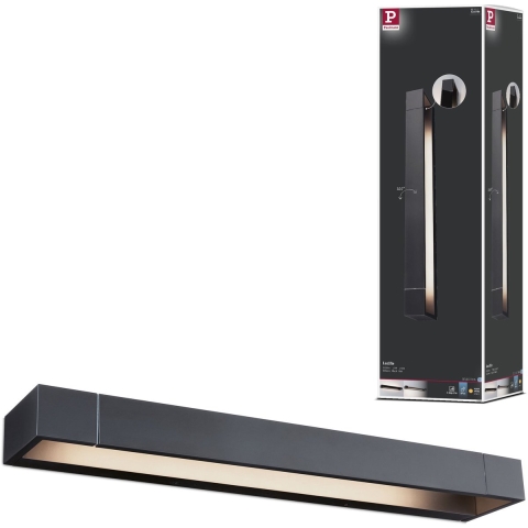 Paulmann Lucille 71205 Wandlamp voor badkamer 17 W Warmwit Zwart