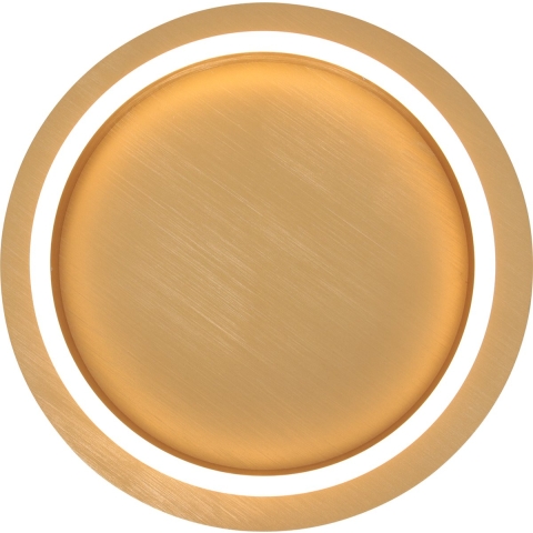 Steinhauer plafonniere Ringlux - goud - metaal - 32 cm - ingebouwde