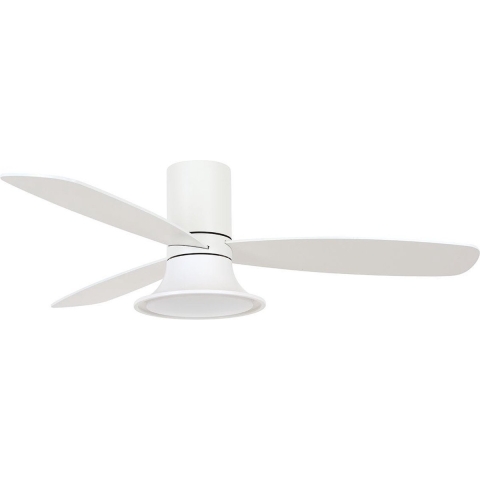 Lucci Air Plafondventilator Airfusion Flusso Wit 18W Led Ø 132cm Incl.