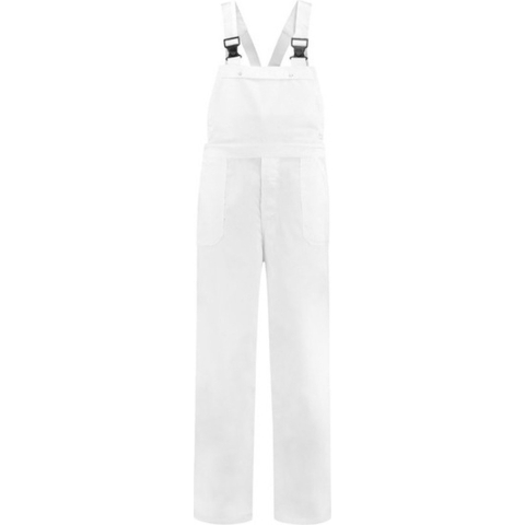 Carnaval verkleed tuinbroek voor kinderen - wit 152 -