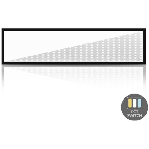 LED backlit paneel zwart 120x30cm 30W 4050Lm Tri-White - 5016260